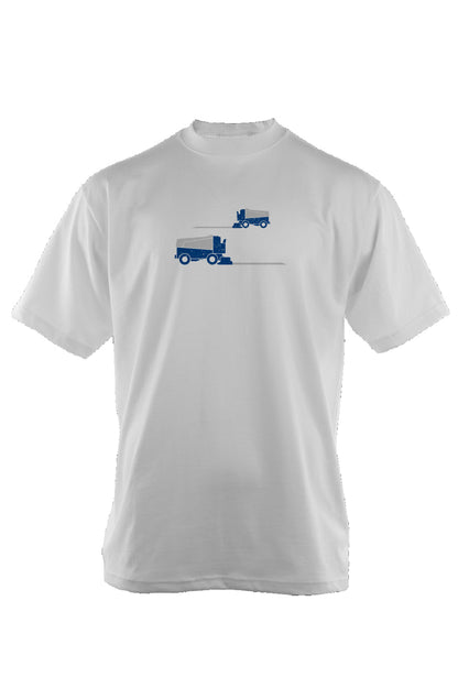 Resurfacer 90s Throwback Tee White | Barn Garb Hockey Threads