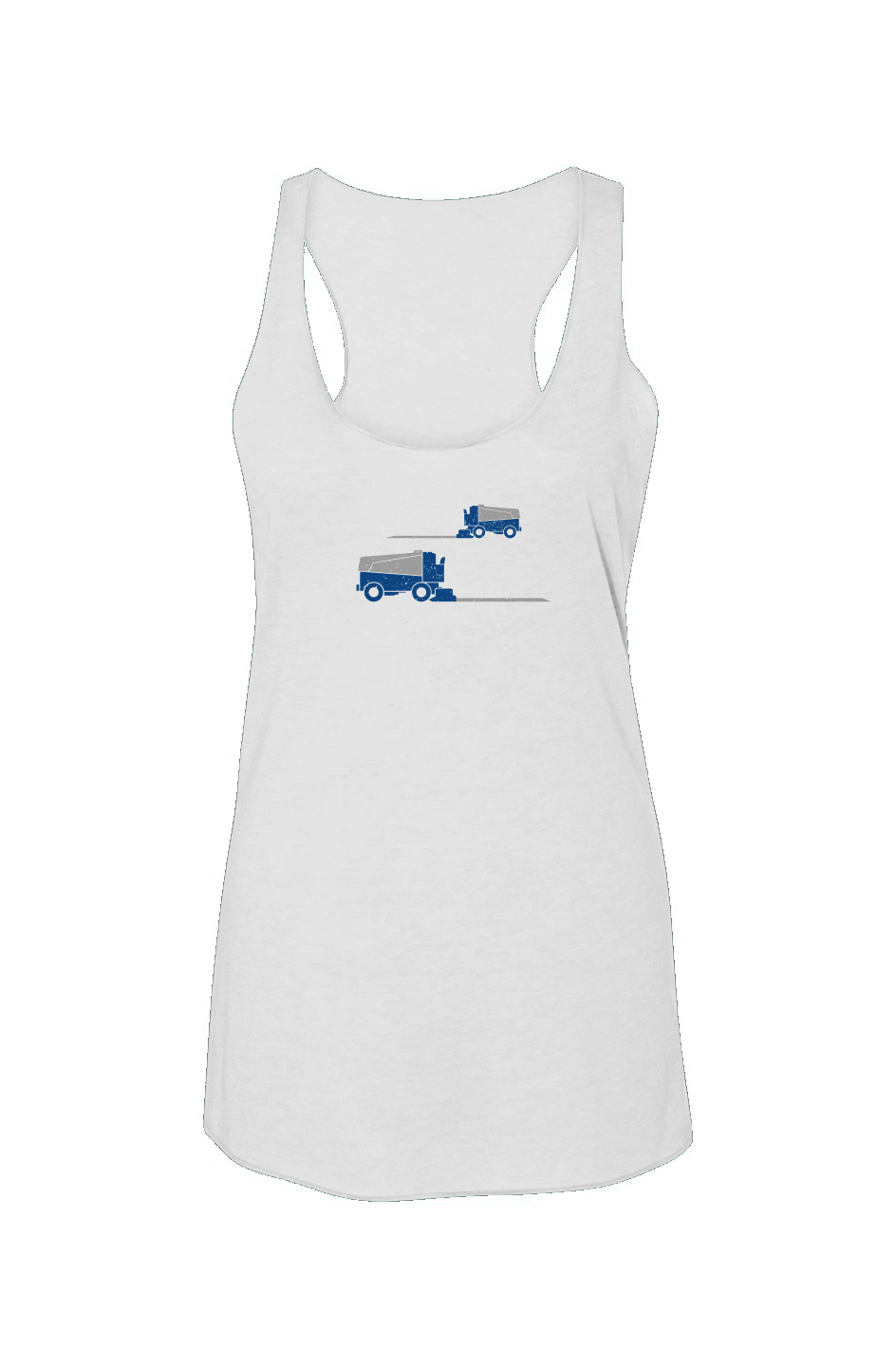 Resurfacer Racerback Barn Tank White | Barn Garb Hockey Threads