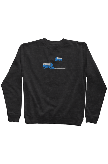Resurfacer Rinkside Crewneck Sweatshirt Charcoal | Barn Garb Hockey Threads
