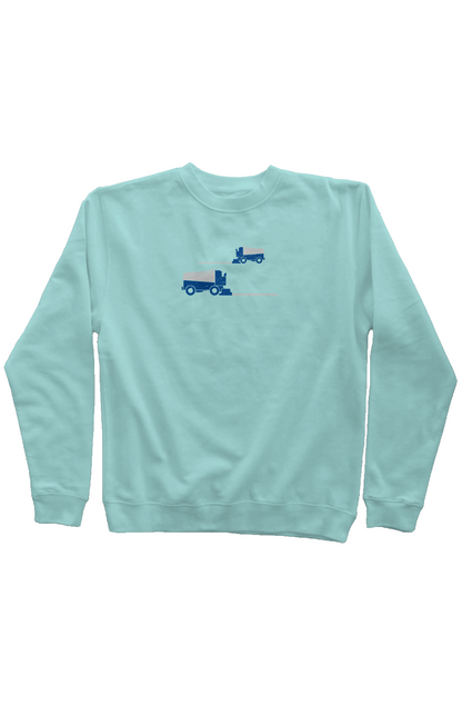 Resurfacer Rinkside Crewneck Sweatshirt Mint | Barn Garb Hockey Threads