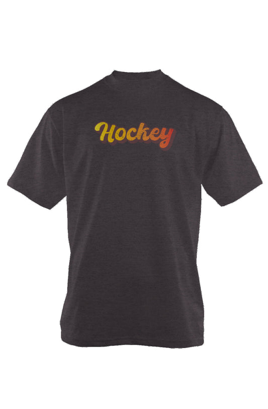 Retro Hockey 90s Throwback Oversized Heavyweight Tee | Charcoal Barn Garb Hockey Threads