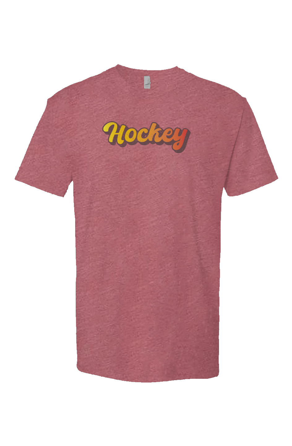 Retro Hockey Breakaway Performance Tee Heather Mauve | Barn Garb Hockey Threads