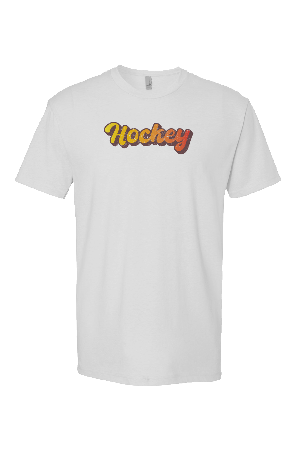 Retro Hockey Breakaway Performance Tee White Barn Garb Hockey Threads