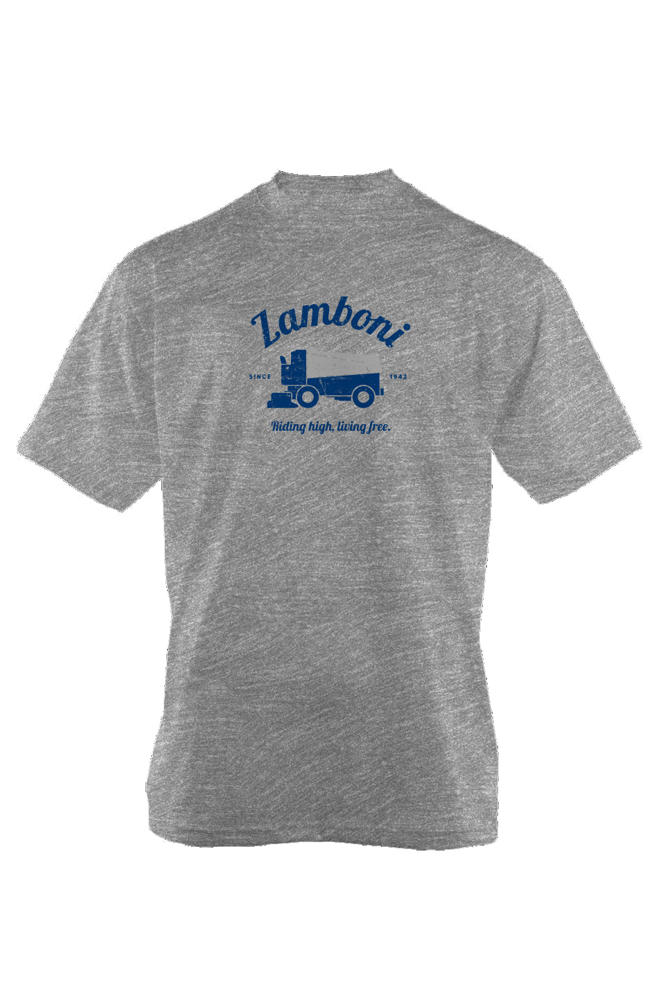 Riding High Living Free 90s Throwback Oversized Heavyweight Tee Grey | Barn Garb Hockey Threads