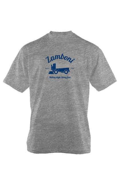 Riding High Living Free 90s Throwback Oversized Heavyweight Tee Grey | Barn Garb Hockey Threads