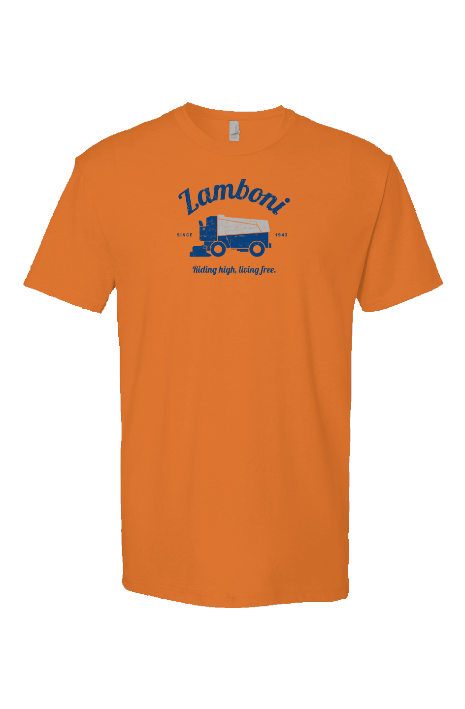 Riding High Living Free Breakaway Performance Tee Orange | Barn Garb Hockey Threads