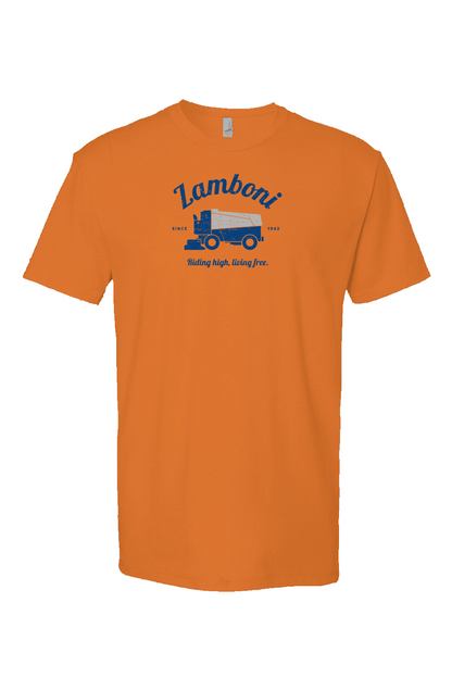 Riding High Living Free Breakaway Performance Tee Orange | Barn Garb Hockey Threads