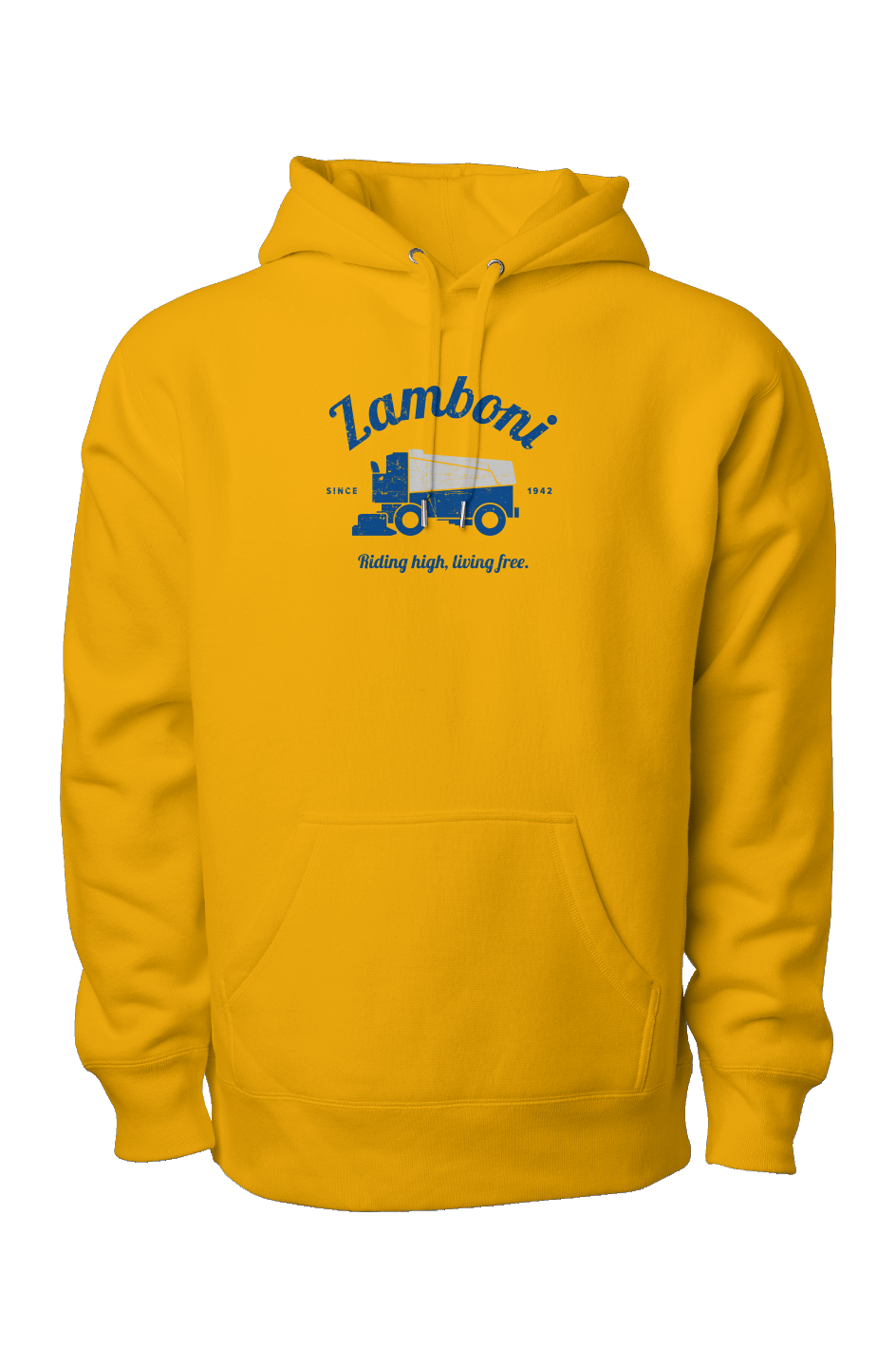 Riding High Living Free Legend Heavyweight Hoodie Gold | Barn Garb Hockey Threads