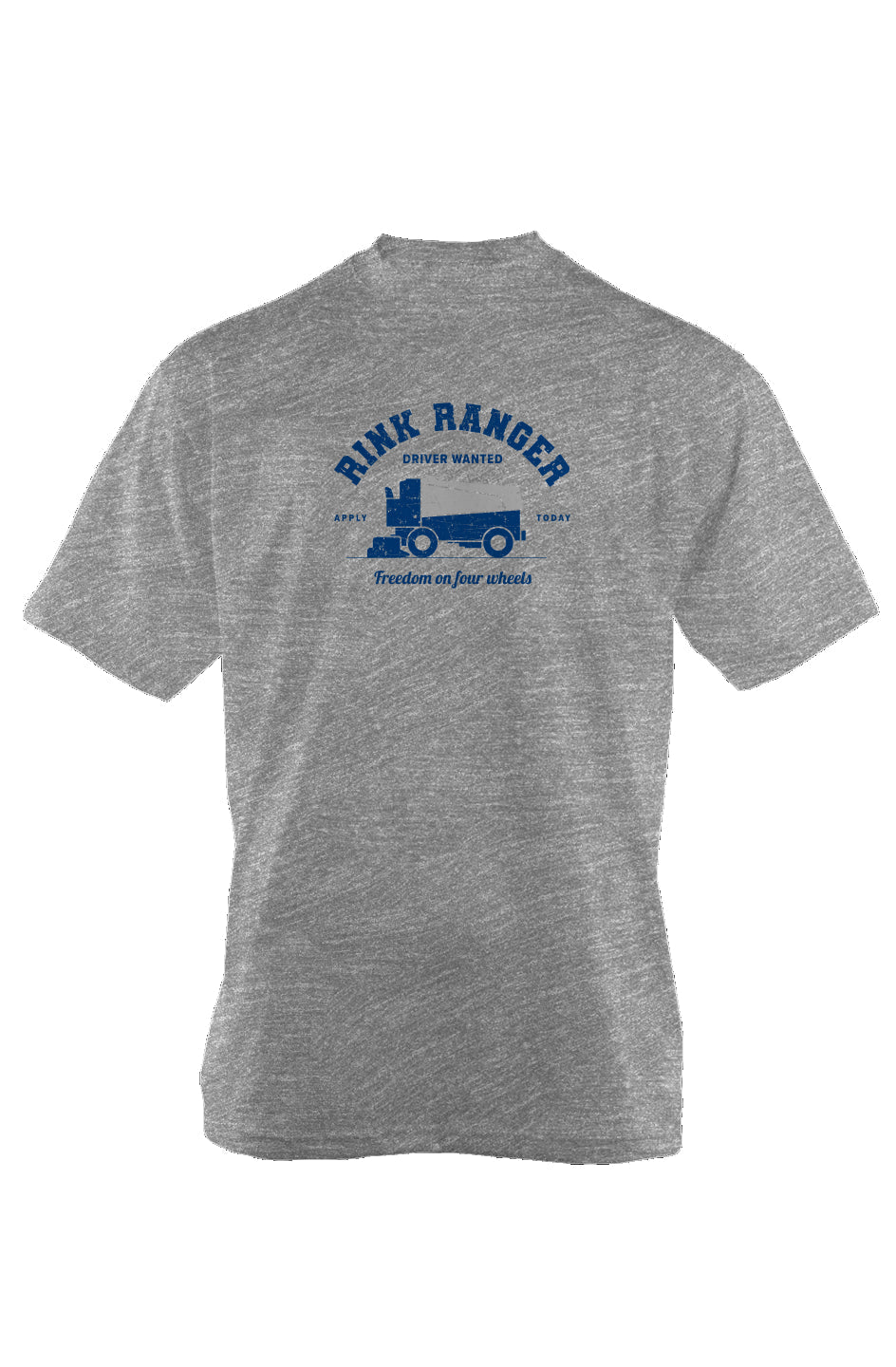 Rink Ranger 90s Throwback Tee Grey | Barn Garb Hockey Threads