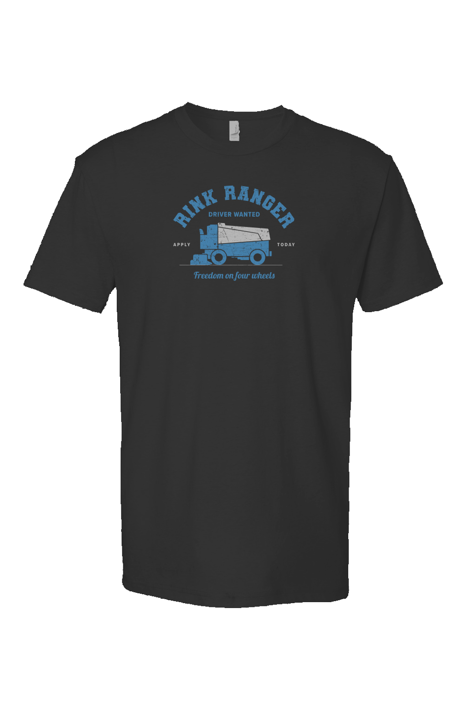 Rink Ranger Breakaway Performance Tee Black | Barn Garb Hockey Threads