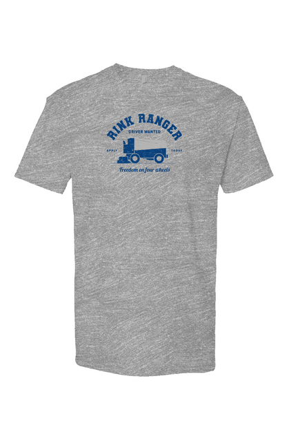 Rink Ranger Breakaway Performance Tee Grey | Barn Garb Hockey Threads