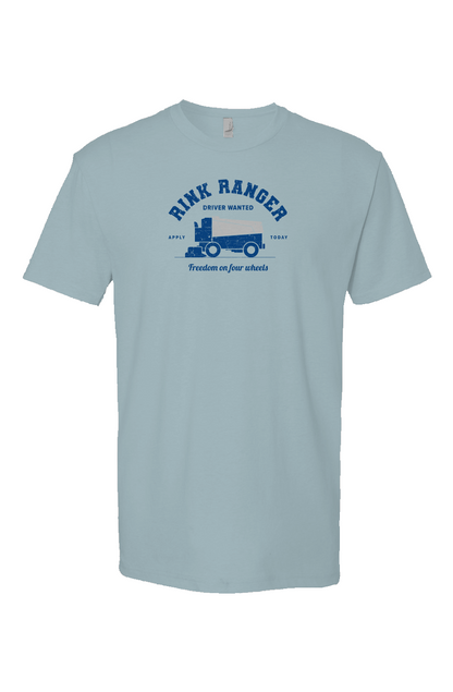 Rink Ranger Breakaway Performance Tee Ice Blue | Barn Garb Hockey Threads