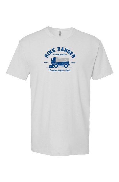 Rink Ranger Breakaway Performance Tee White | Barn Garb Hockey Threads