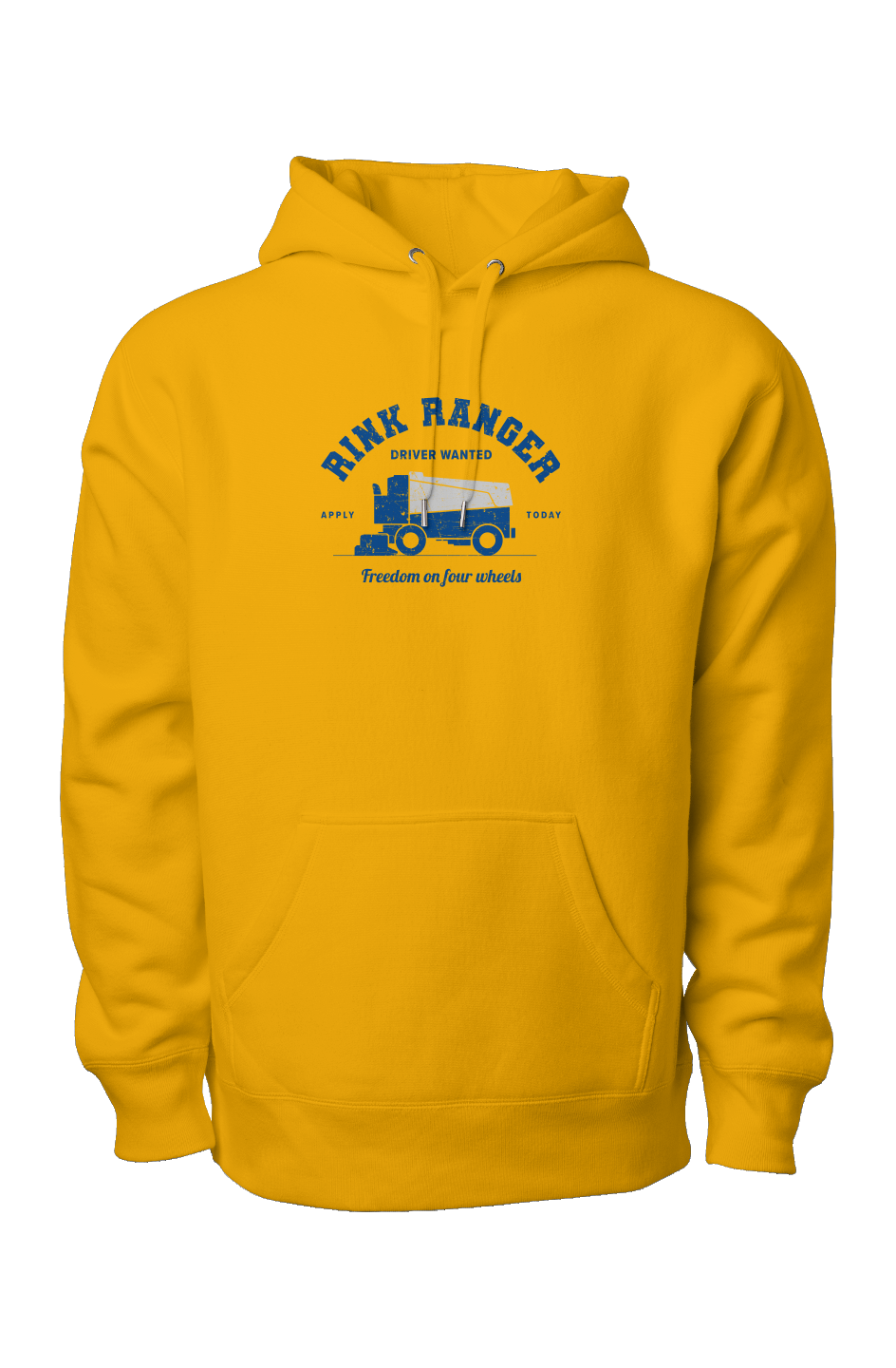Rink Ranger Legend Heavyweight Hoodie Gold | Barn Garb Hockey Threads