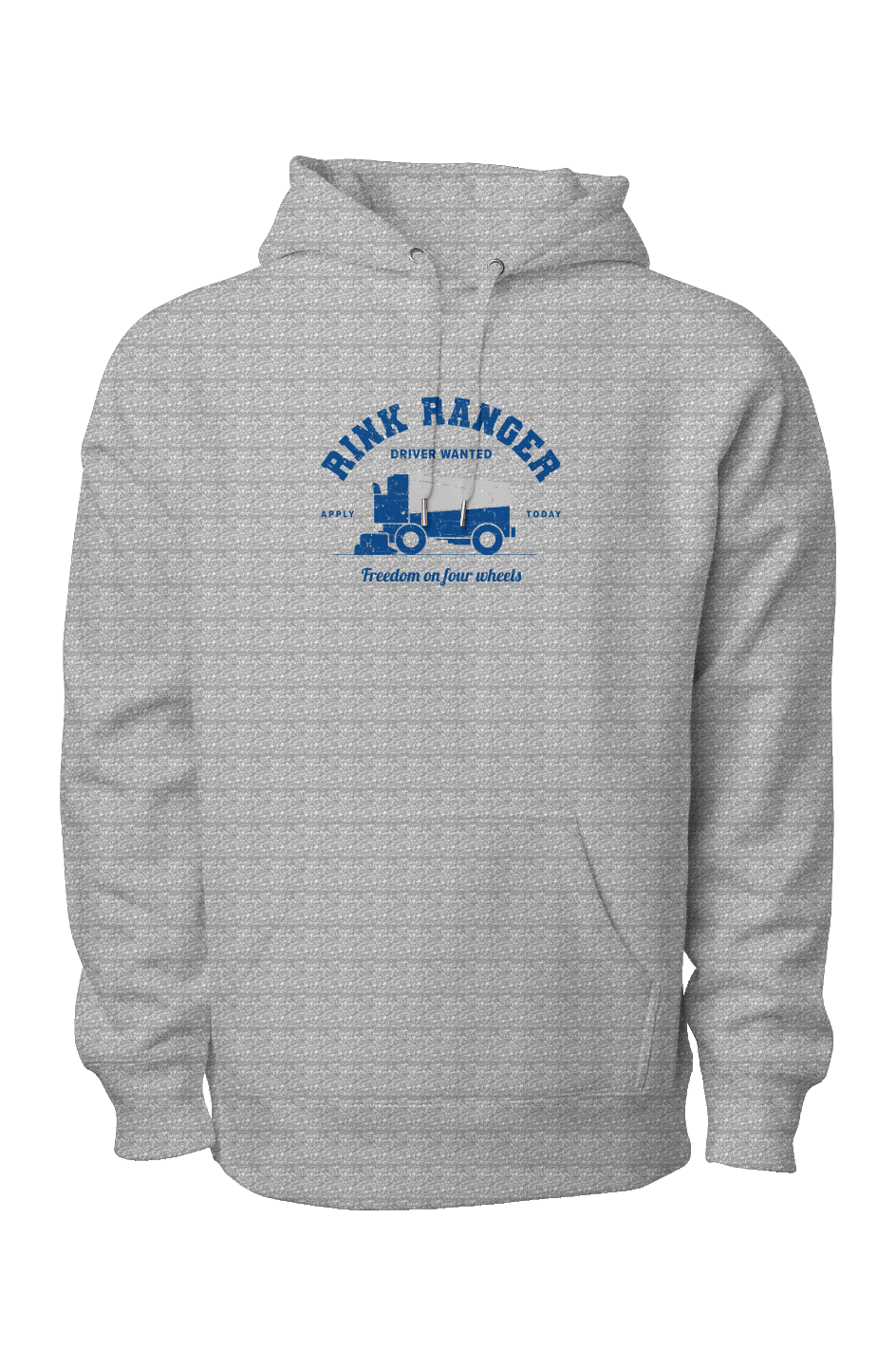 Rink Ranger Legend Heavyweight Hoodie Grey | Barn Garb Hockey Threads
