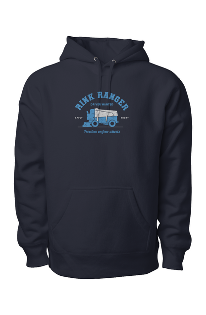 Rink Ranger Legend Heavyweight Hoodie Navy Blue | Barn Garb Hockey Threads