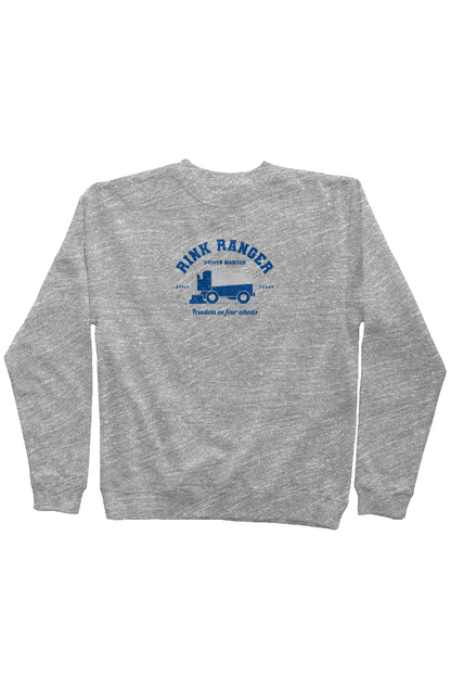Rink Ranger Rinkside Crewneck Sweatshirt Grey | Barn Garb Hockey Threads
