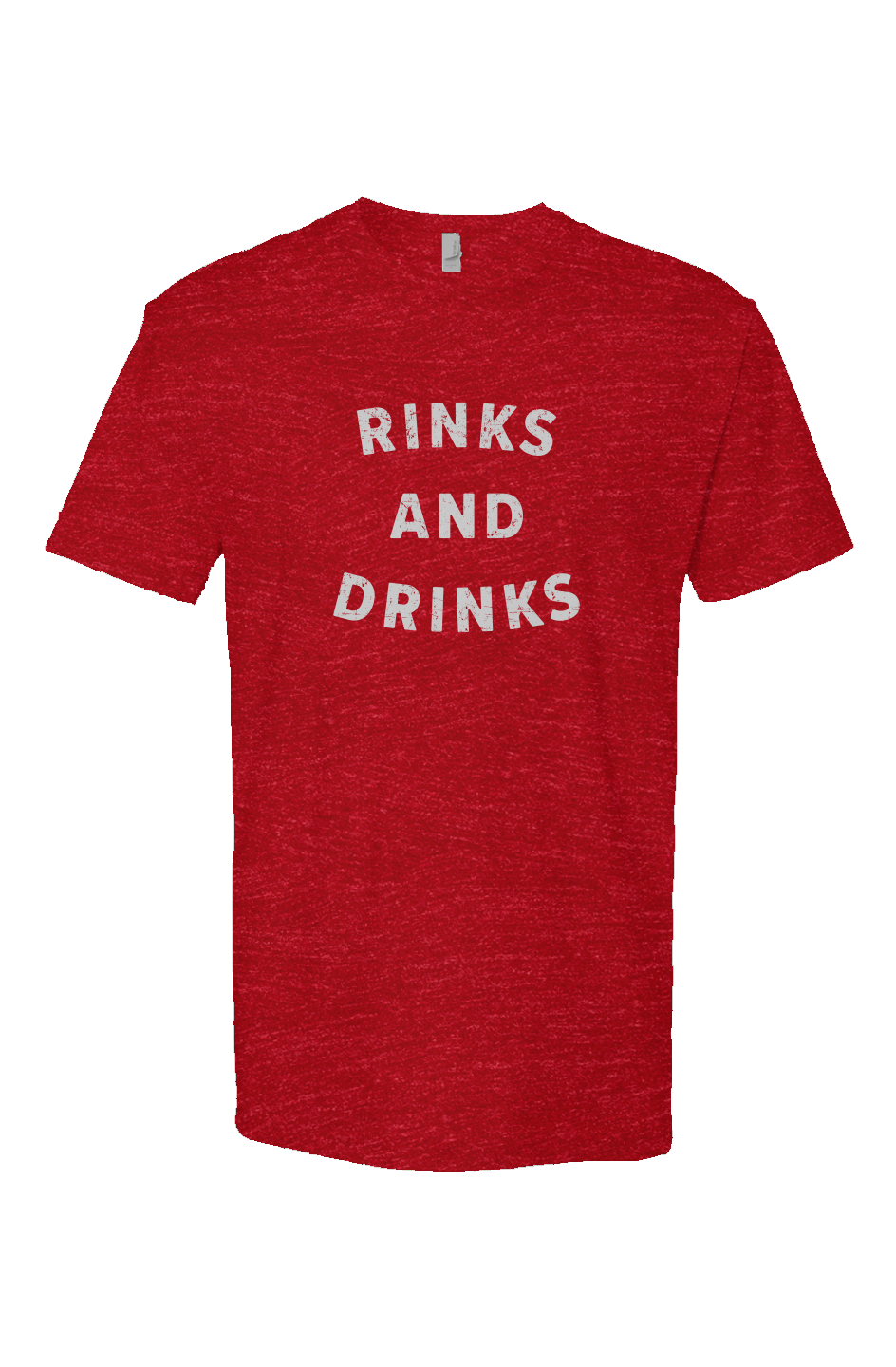 Rinks and Drinks Breakaway Performance Tee Red | Barn Garb Hockey Threads