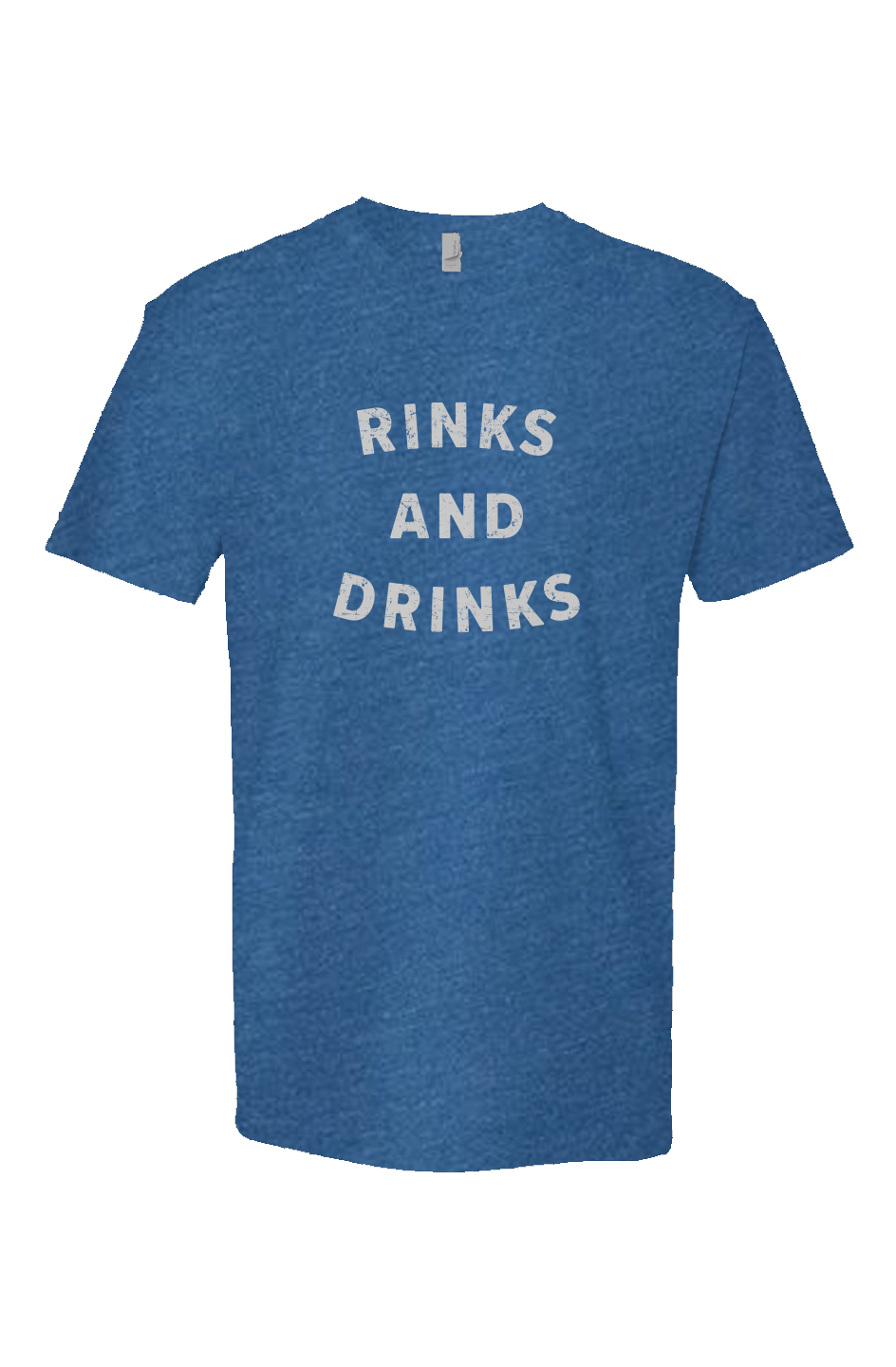 Rinks and Drinks Breakaway Performance Tee Royal Heather | Barn Garb Hockey Threads