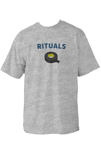 Rituals Black Tape 90s Throwback Tee Grey | Barn Garb Hockey Threads