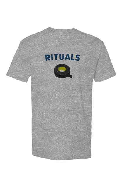 Rituals Black Tape Breakaway Performance Tee Grey | Barn Garb Hockey Threads