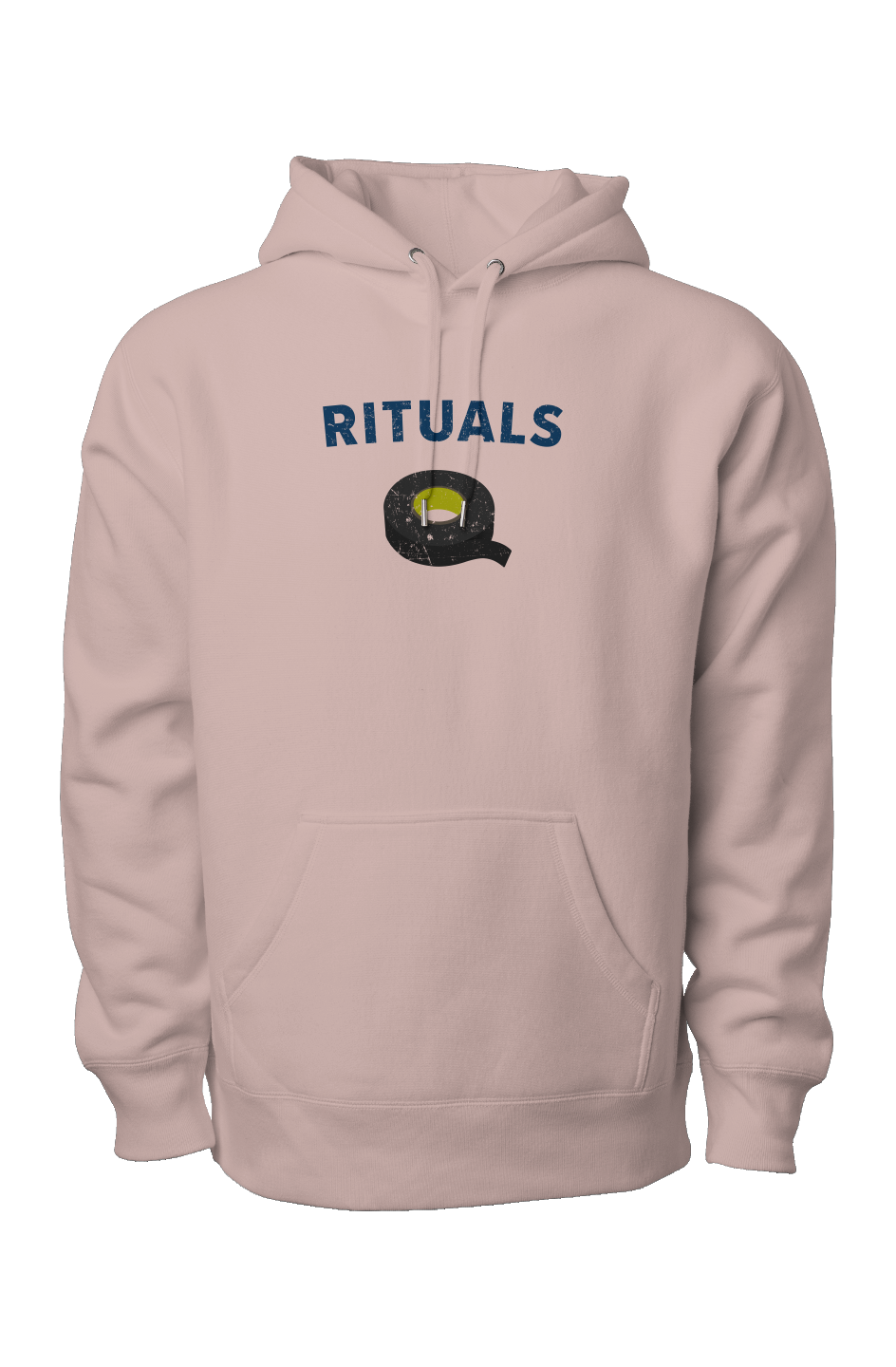Rituals Black Tape Legend Heavyweight Hoodie Pink | Barn Garb Hockey Threads