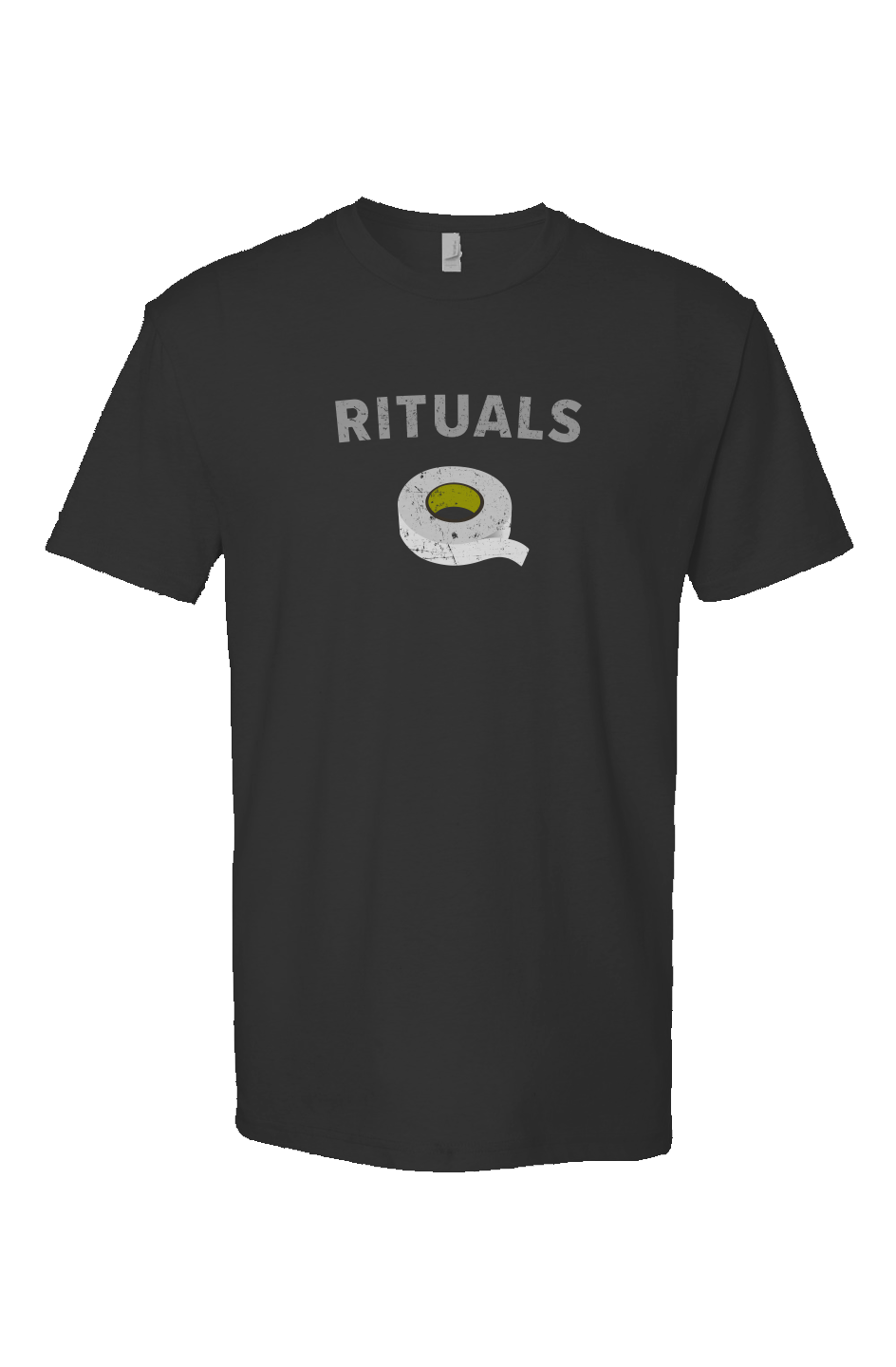 Rituals White Tape Breakaway Performance Tee 
Black | Barn Garb Hockey Threads