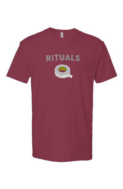 Rituals White Tape Breakaway Performance Tee Cardinal | Barn Garb Hockey Threads