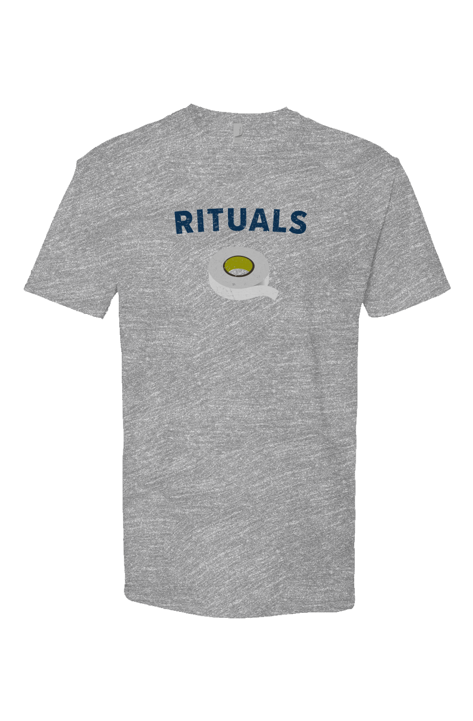 Rituals White Tape Breakaway Performance Tee Grey | Barn Garb Hockey Threads