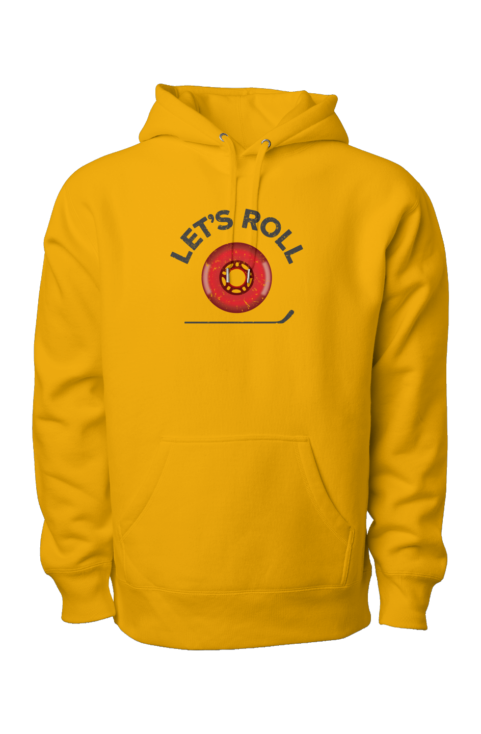 Roller Wheel Legend Heavyweight Hoodie Gold | Barn Garb Hockey Threads