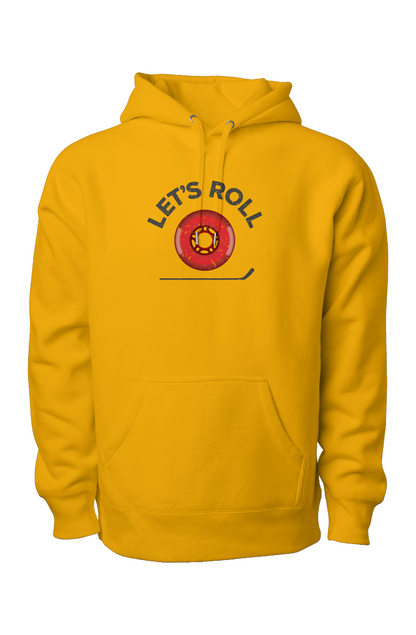 Roller Wheel Legend Heavyweight Hoodie Gold | Barn Garb Hockey Threads