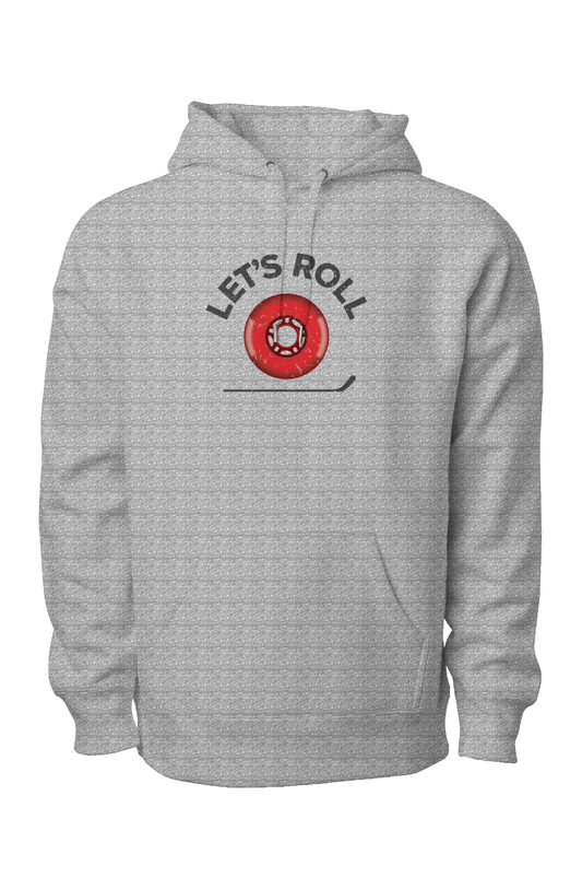 Roller Wheel Legend Heavyweight Hoodie Grey | Barn Garb Hockey Threads