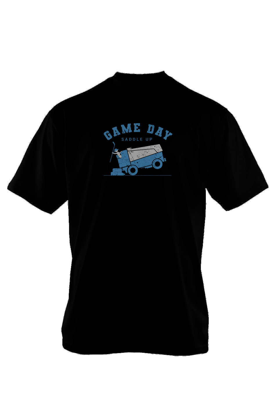 Saddle Up 90s Throwback Tee Black | Barn Garb Hockey Threads