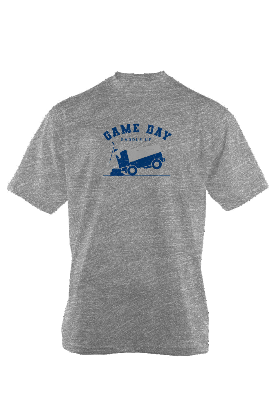 Saddle Up 90s Throwback Tee Grey | Barn Garb Hockey Threads