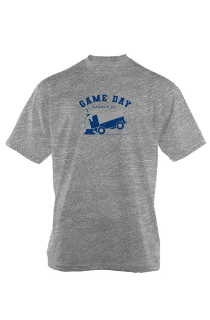 Saddle Up 90s Throwback Tee Grey | Barn Garb Hockey Threads