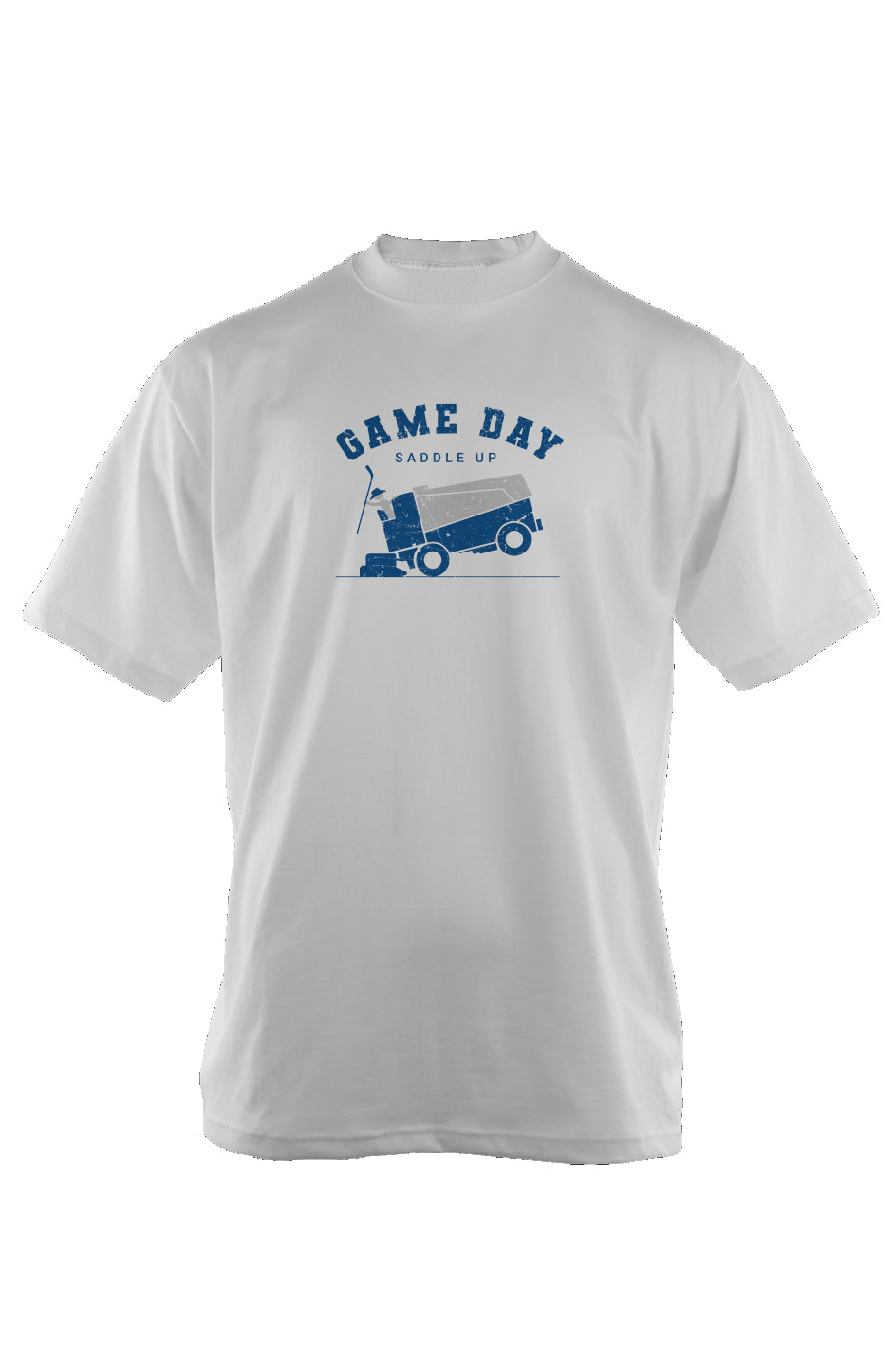 Saddle Up 90s Throwback Tee White | Barn Garb Hockey Threads