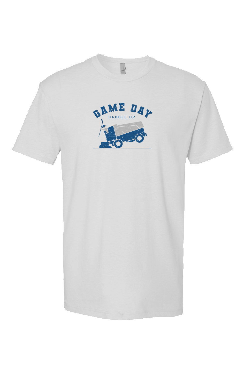 Saddle Up Breakaway Performance Tee White | Barn Garb Hockey Threads
