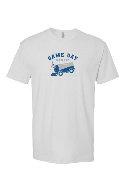 Saddle Up Breakaway Performance Tee White | Barn Garb Hockey Threads