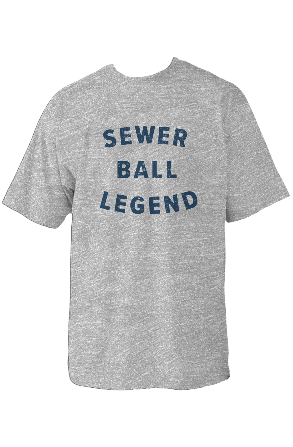 Sewer Ball Legend 90s Throwback Tee Grey | Barn Garb Hockey Threads