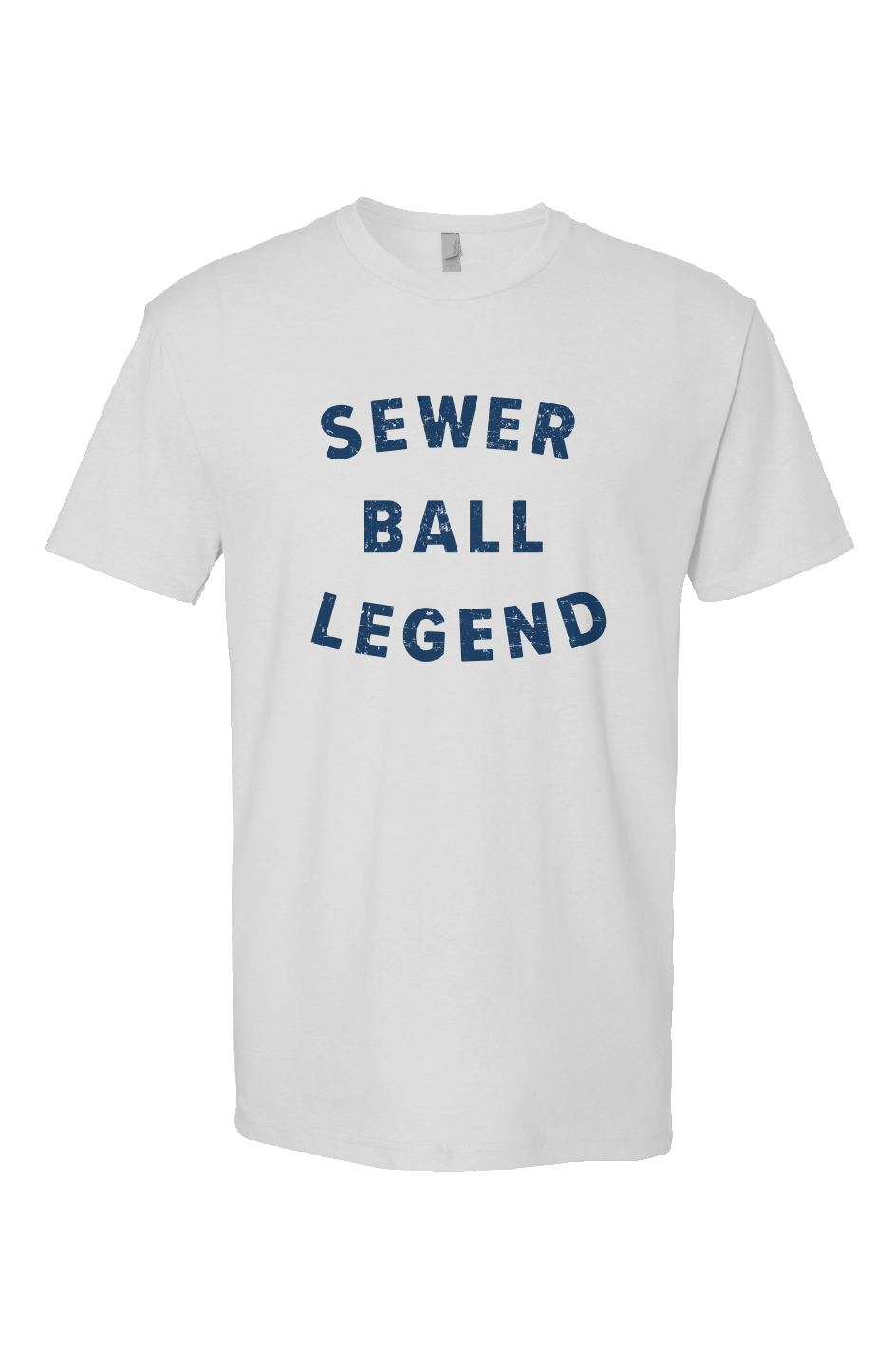 Sewer Ball Legend Breakaway Performance Tee White | Barn Garb Hockey Threads