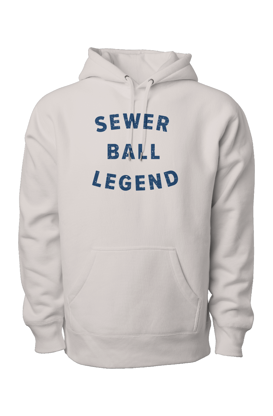 Sewer Ball Legend Heavyweight Hoodie Bone | Barn Garb Hockey Threads