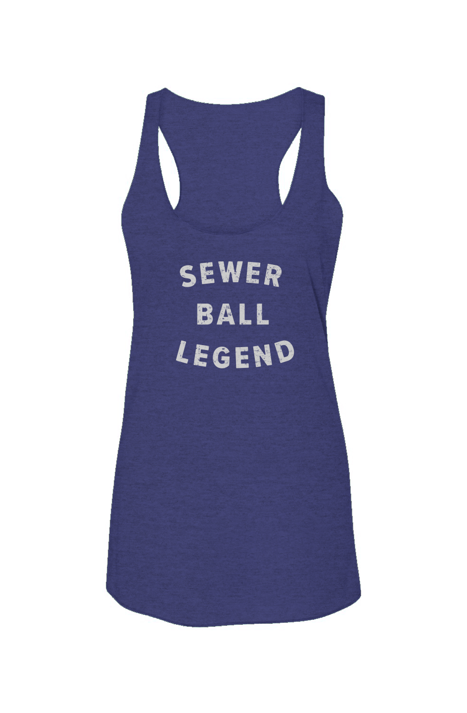 Sewer Ball Legend Racerback Barn Tank Navy Blue | Barn Garb Hockey Threads