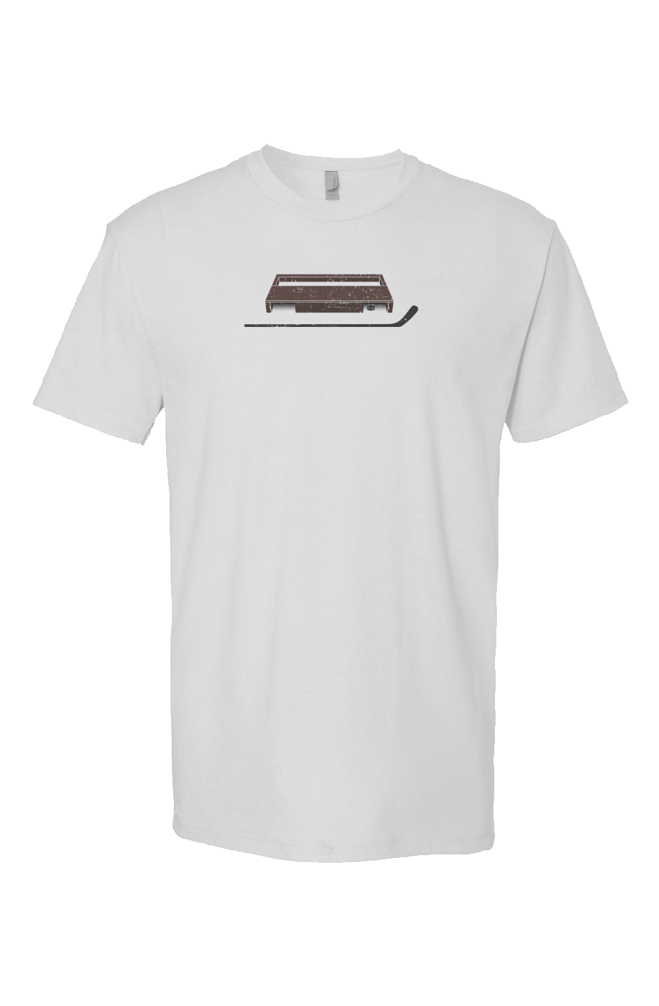 Shinny King Breakaway Performance Tee White | Barn Garb Hockey Threads