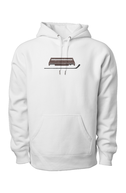 Shinny King Legend Heavyweight Hoodie White | Barn Garb Hockey Threads