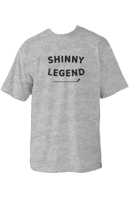 Shinny Legend 90s Throwback Tee Grey | Barn Garb Hockey Threads