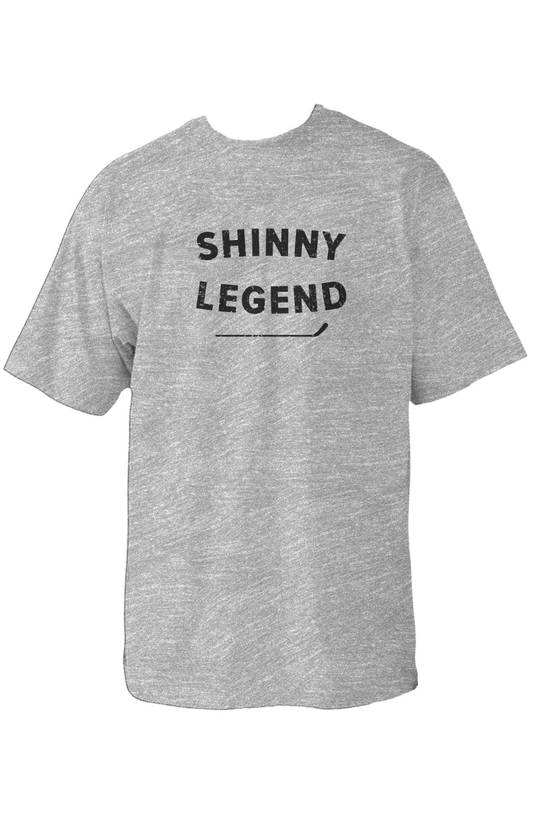 Shinny Legend 90s Throwback Tee Grey | Barn Garb Hockey Threads