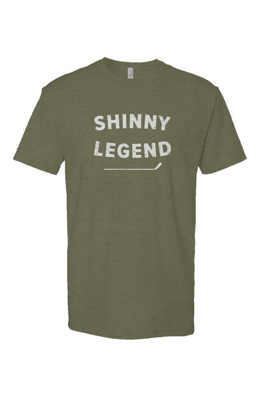 Shinny Legend Breakaway Performance Tee Military Green | Barn Garb Hockey Threads