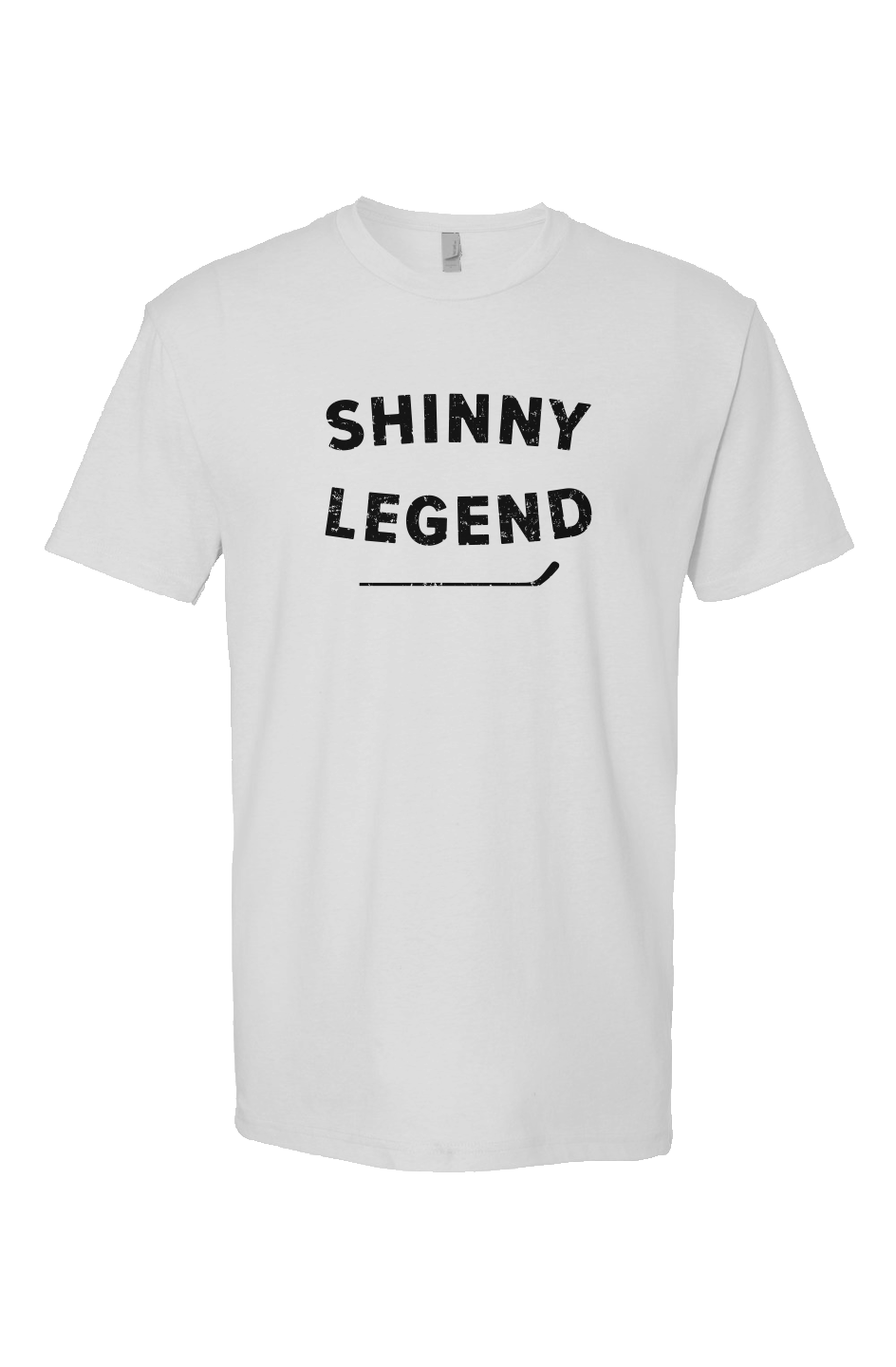 Shinny Legend Breakaway Performance Tee White | Barn Garb Hockey Threads