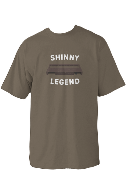 Shinny Legend Goal 90s Throwback Tee Military Green | Barn Garb Hockey Threads
