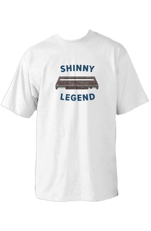Shinny Legend Goal 90s Throwback Tee White | Barn Garb Hockey Threads